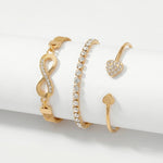 Infinite Touch Three Piece Bracelet