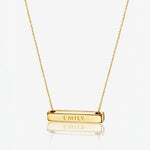Custom Horizontal Bar Necklace