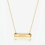 Custom Horizontal Bar Necklace