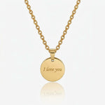 Custom Gold Pendant Necklace
