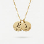 Date Disc Necklace