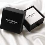 Premium black gift box for jewelry by LovEmbrace, enhancing the gifting experience with luxury and elegance.