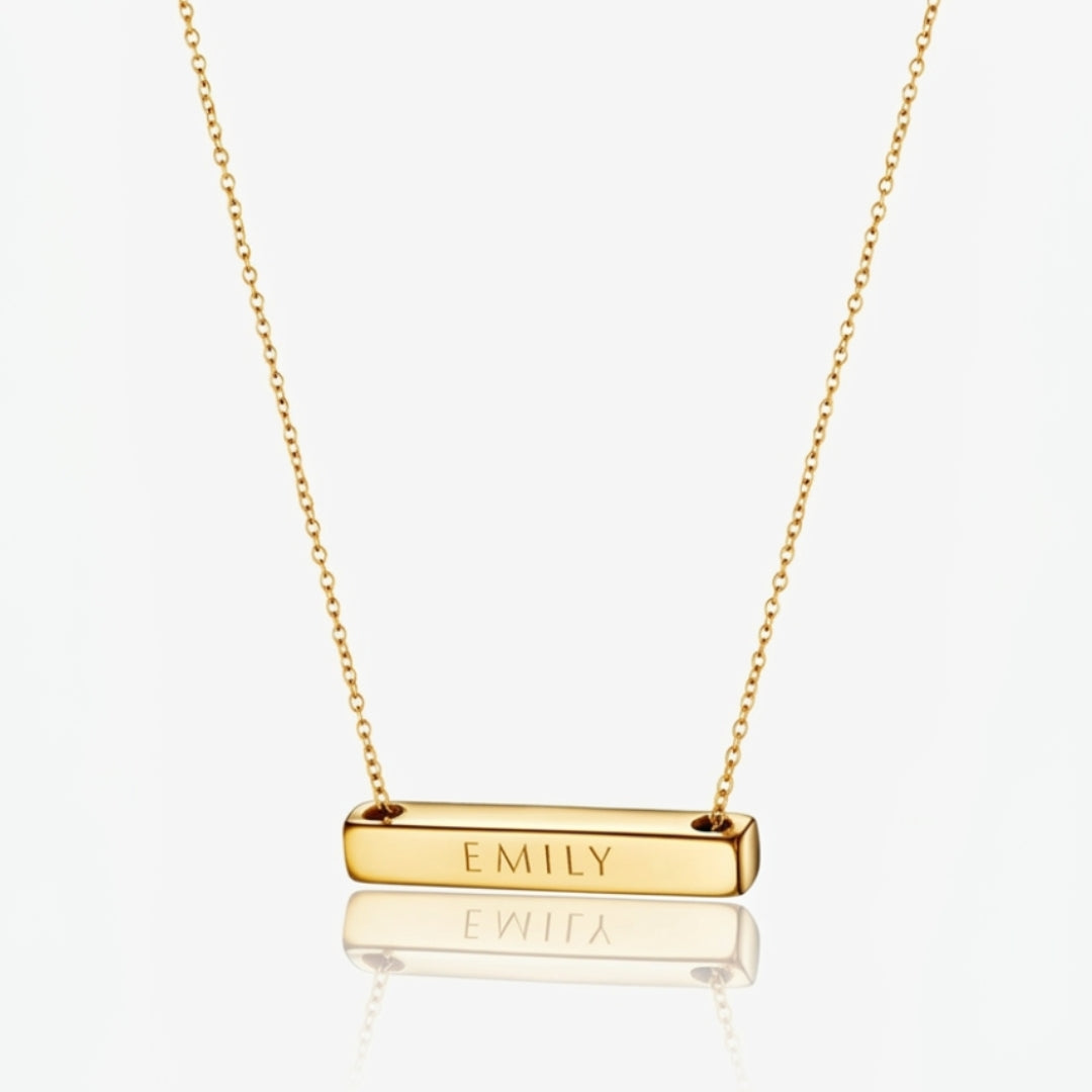 Custom Horizontal Bar Necklace
