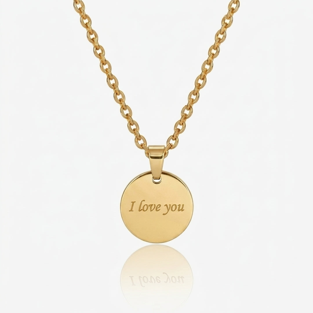 Custom Gold Pendant Necklace