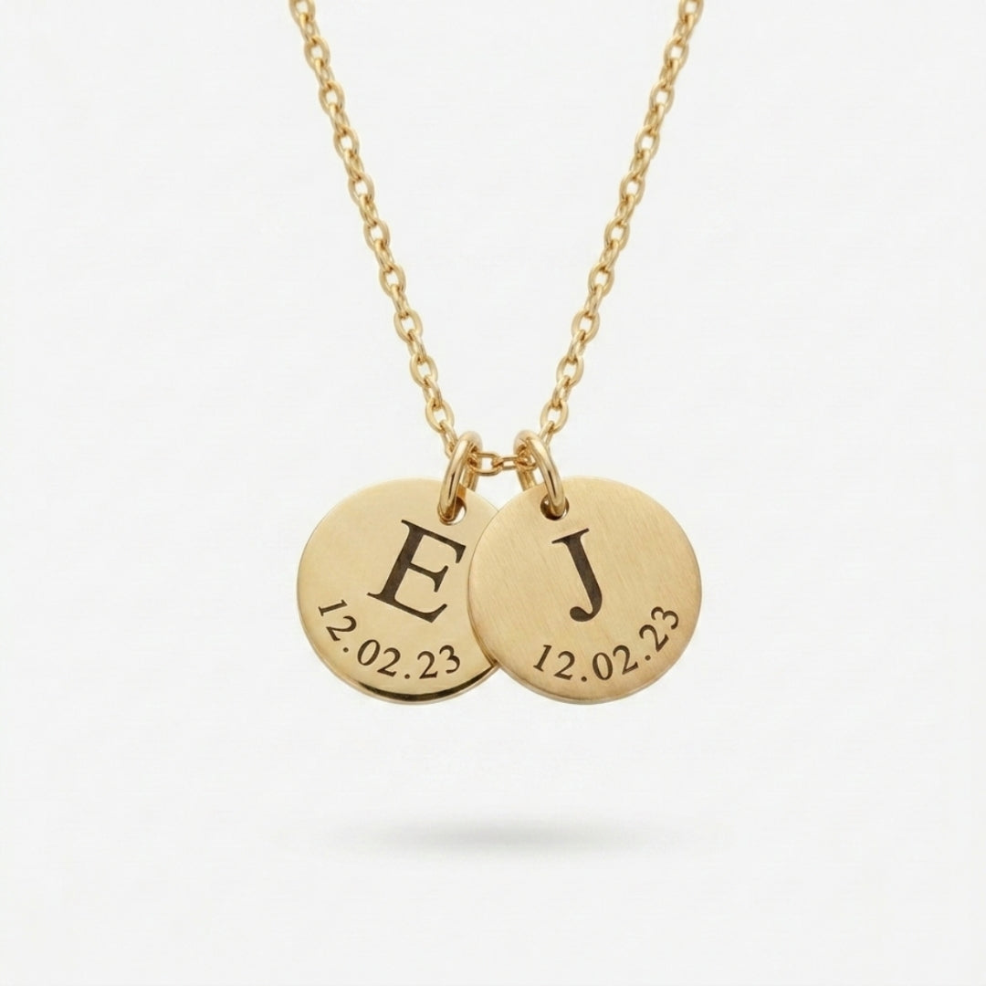 Date Disc Necklace