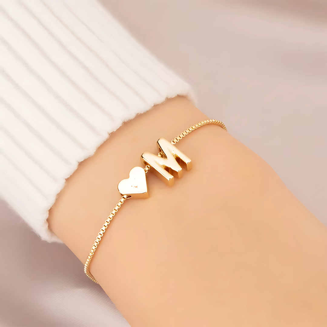 True Initial Bracelet