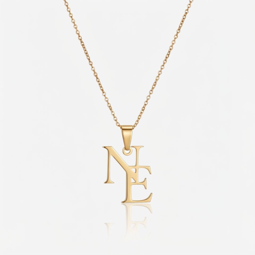 Double Initial Necklace