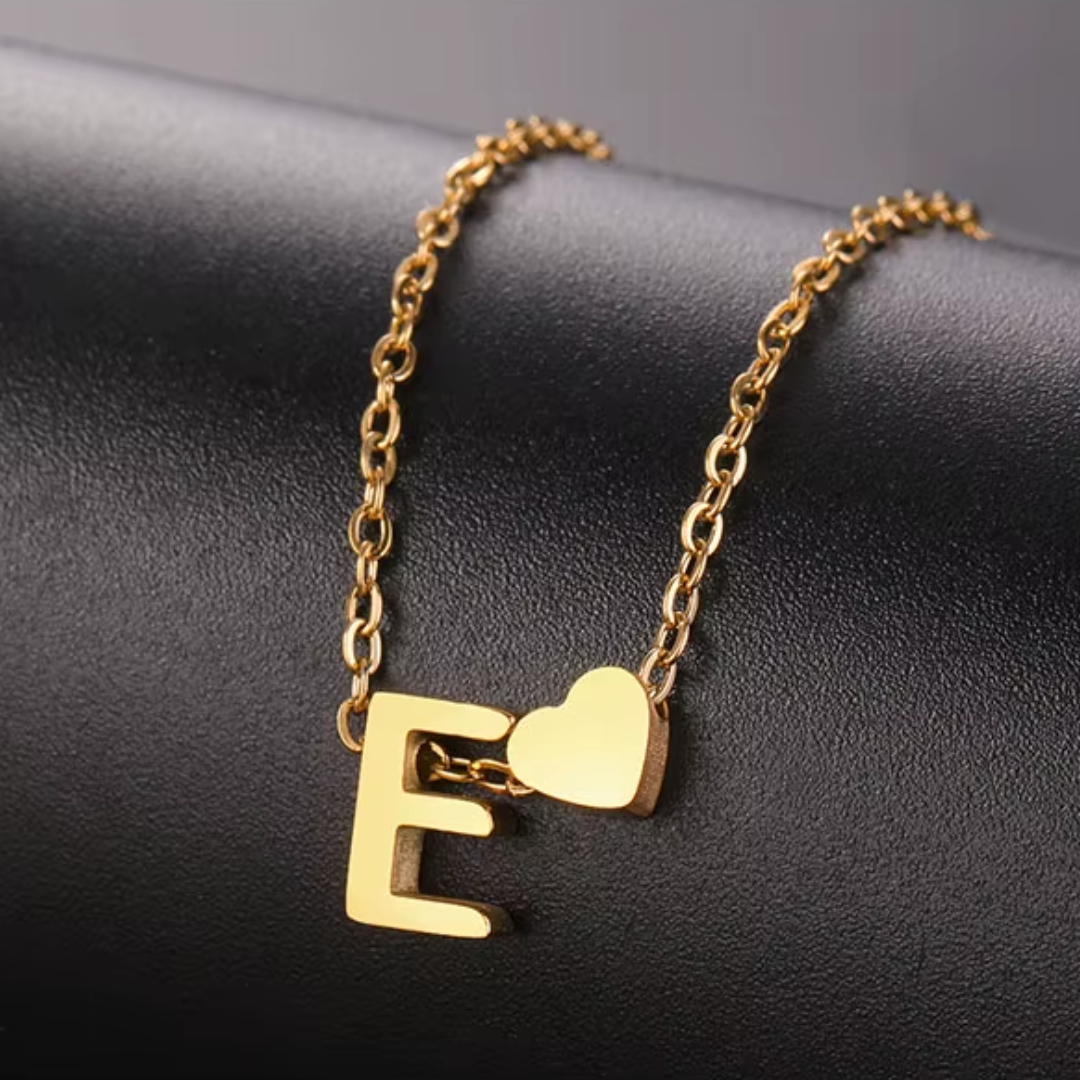 Initial Heart Necklace