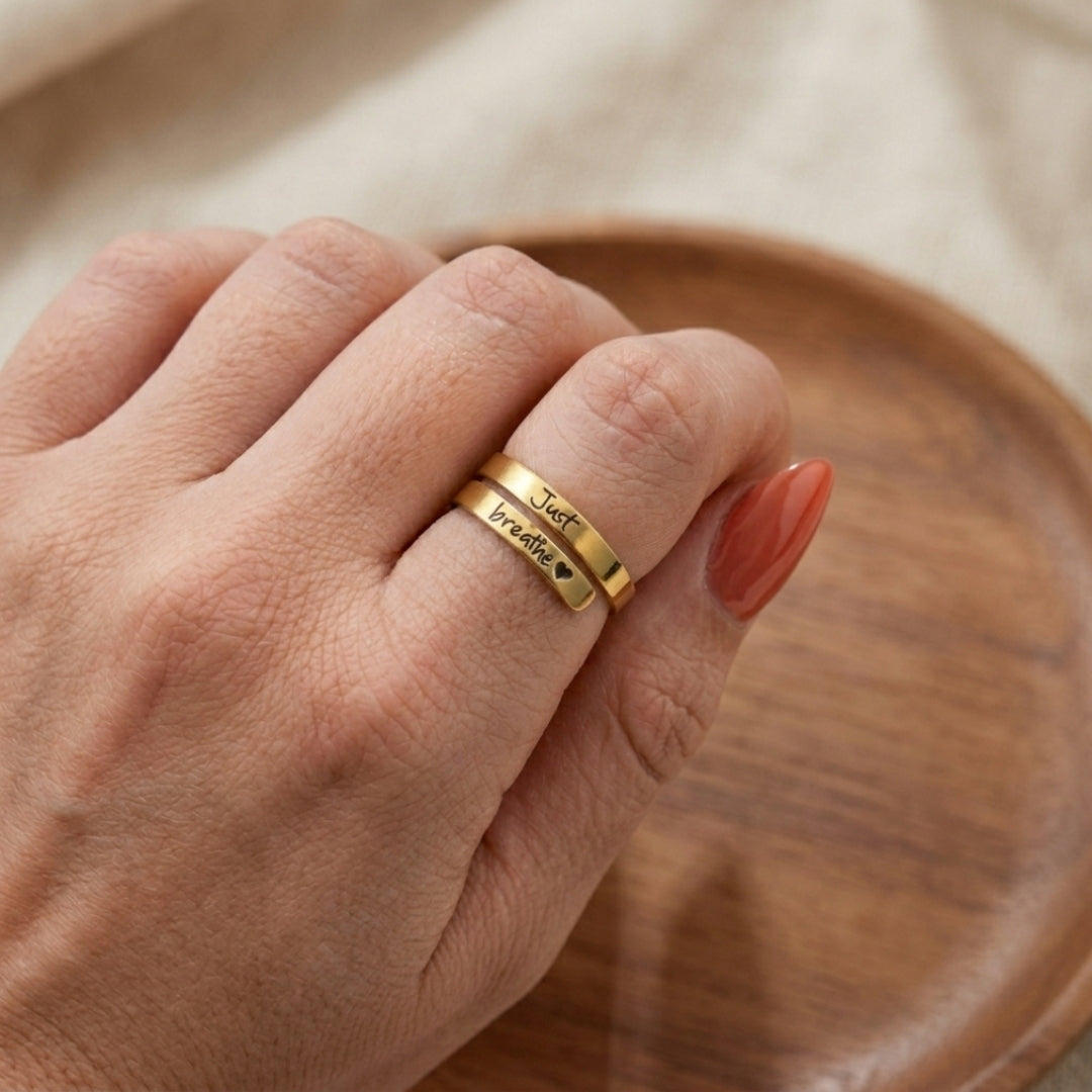 Just Breathe Ring