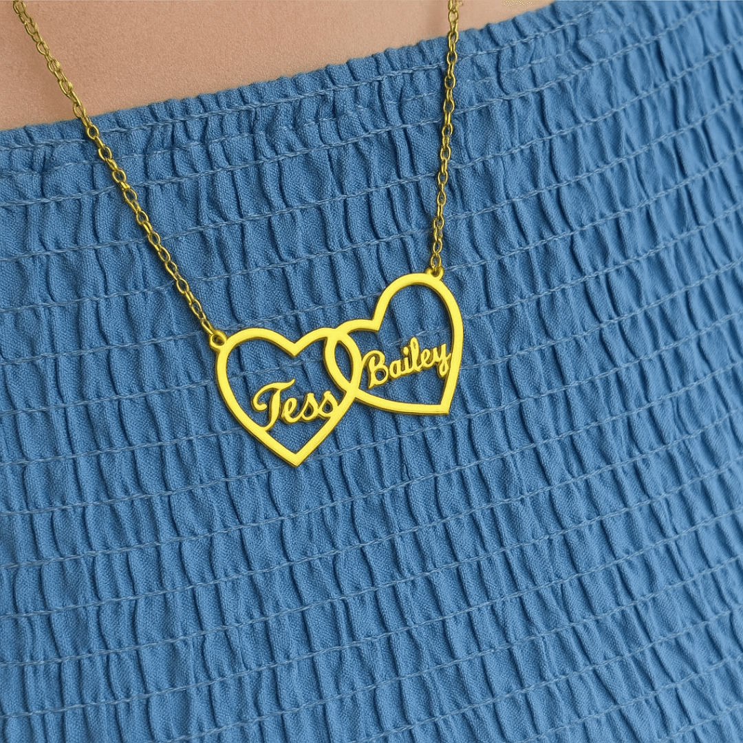 Two Hearts Necklace