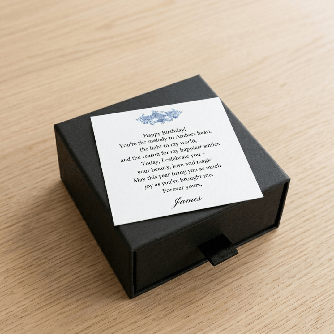 Personal Message card featuring a heartfelt birthday greeting, perfect for a custom occasion.